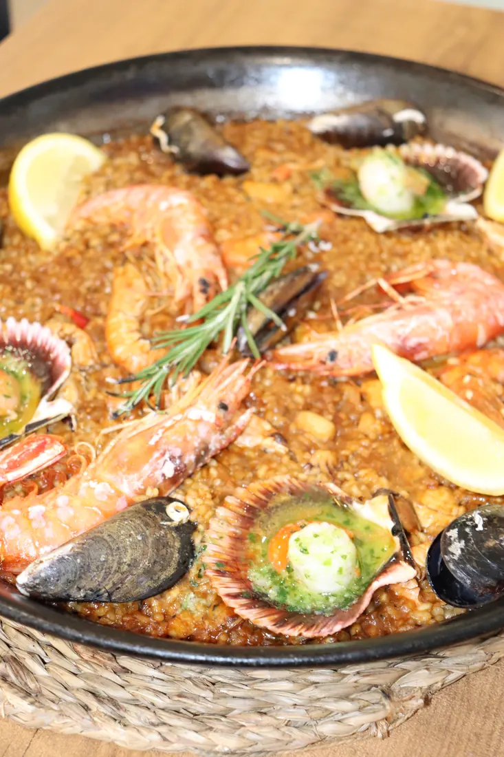 Arroz de marisco de Aroma de Mar, Badalona