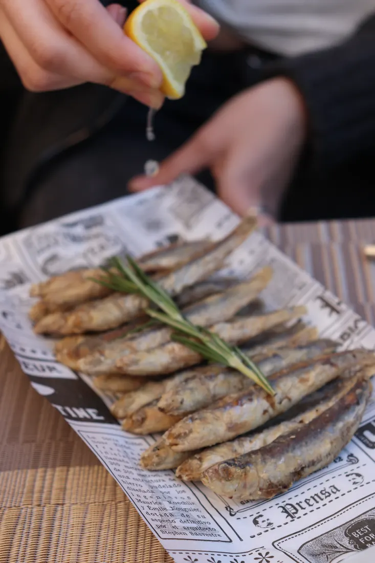 Pescaíto frito de Aroma de Mar, Badalona